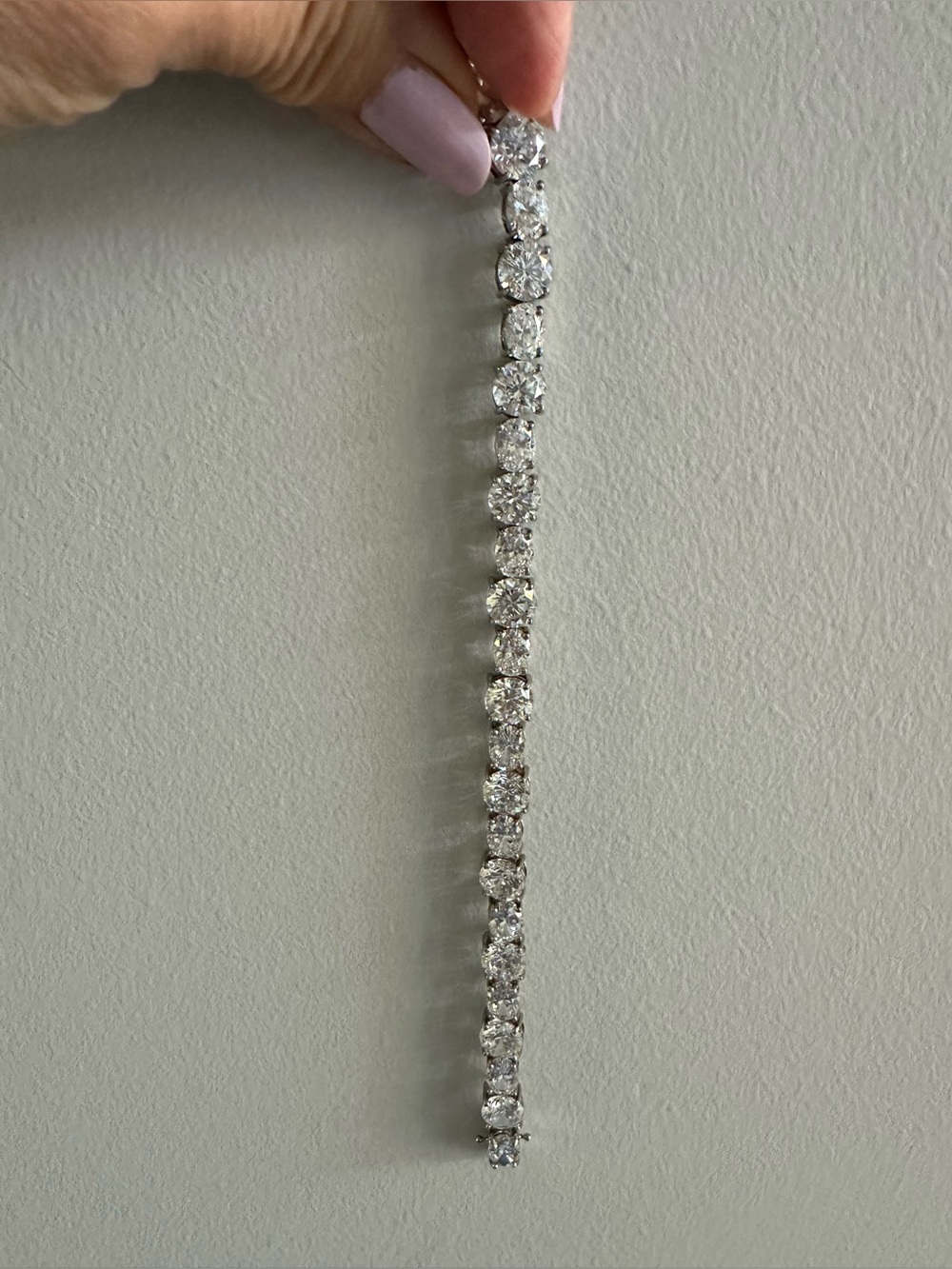 Statement tennis bracelet